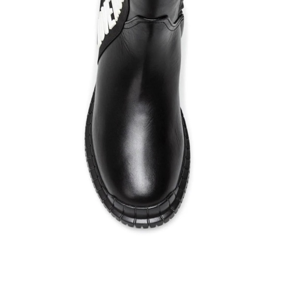 Love Moschino Black Knee-High Boots - Picture 8 of 12